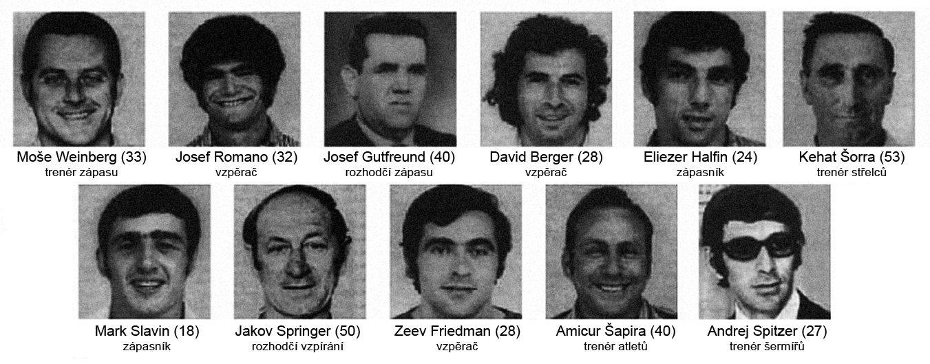 Israeli Victims of Munich Olympics Massacre