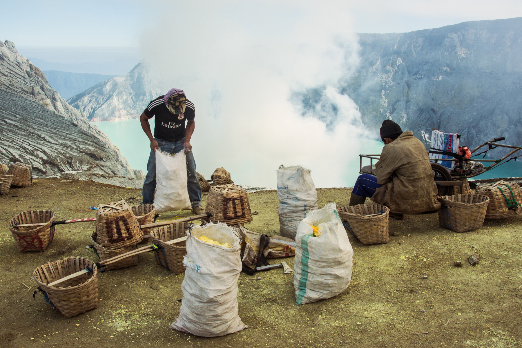 Vulkán Ijen