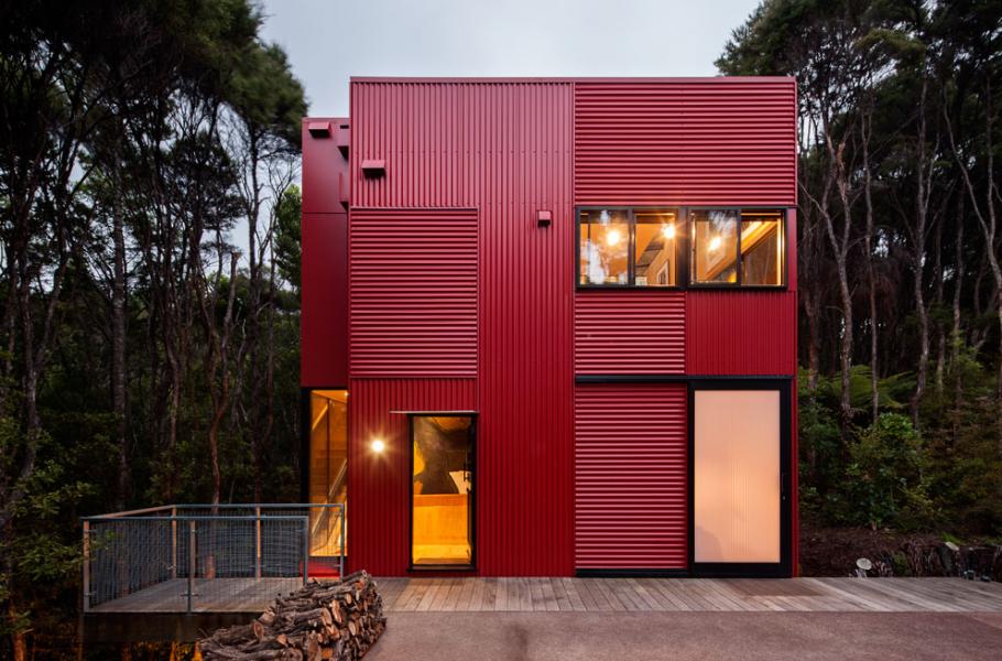 Crosson Architects, The Red House, Auckland, Nový Zéland