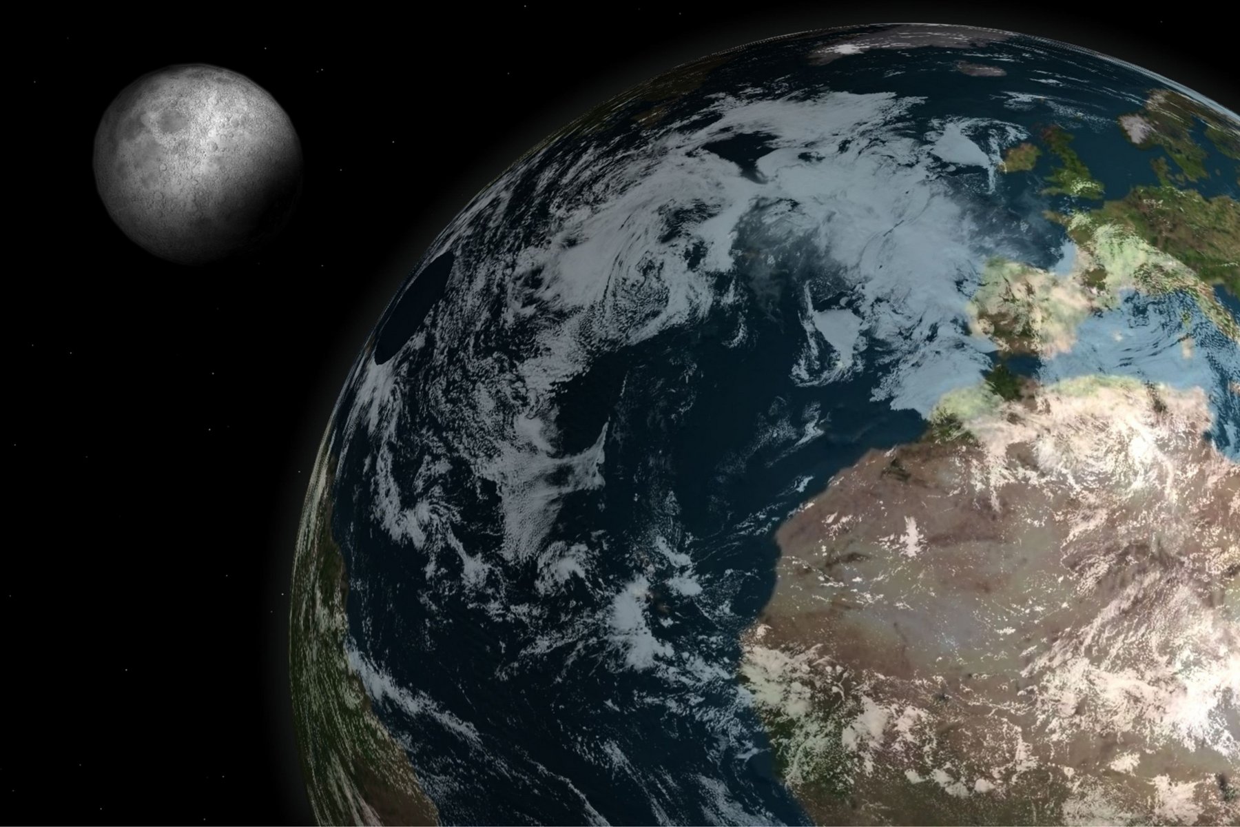 Zemské magnetické pole zřejmě sahá dál, než jsme si mysleli. Na Měsíci vytváří zónu se slabší radiací