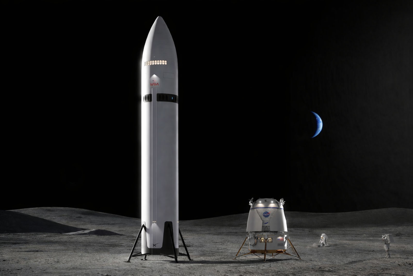 Budou lidé na Měsíc létat v megaraketách od SpaceX, nebo spíše vsadí na osvědčené technologie?