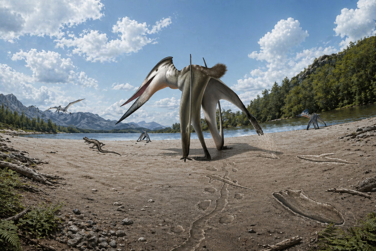 Otisky staré 160 milionů let naznačují, že ptakoještěři nebyli jen vládci oblohy, ale i aktivní lovci na zemi