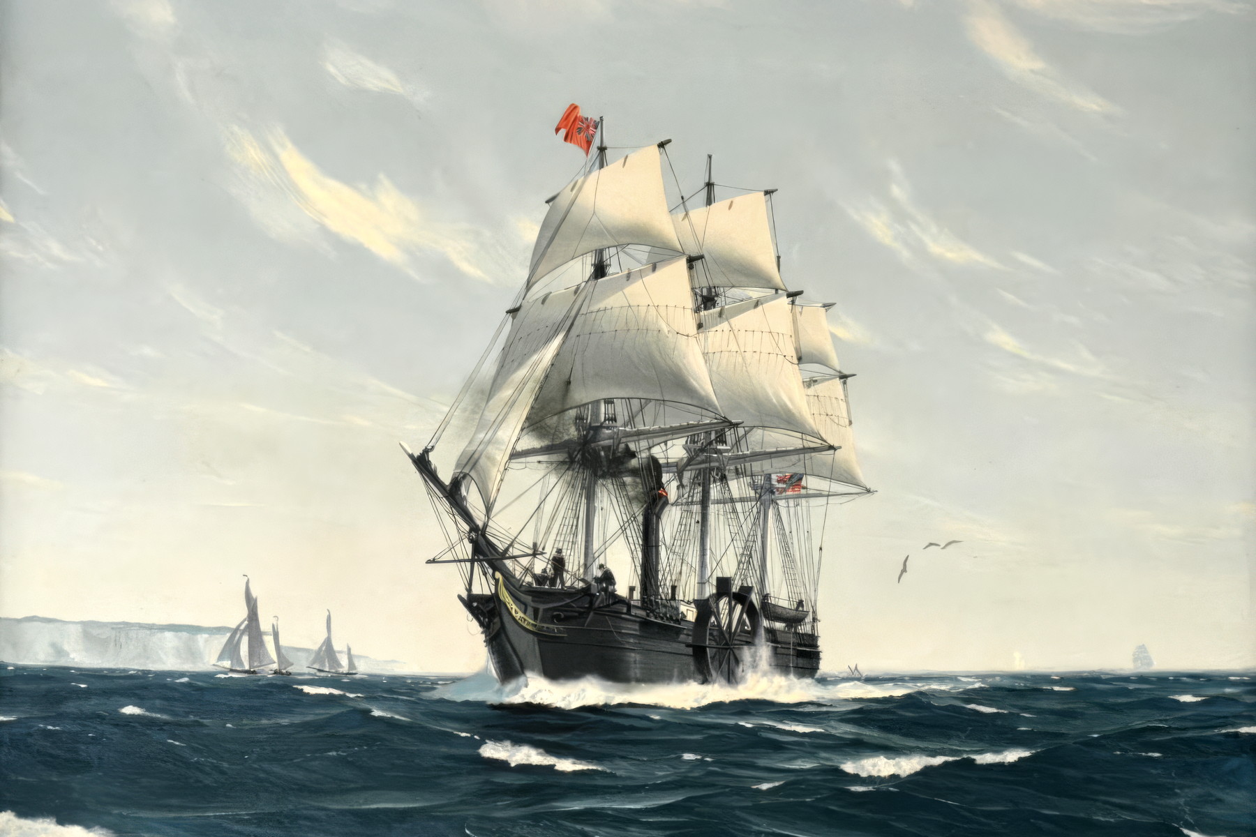 První oceánský parník nebyl jen technickým experimentem, ale i odvážnou sázkou, která posunula hranice námořní plavby