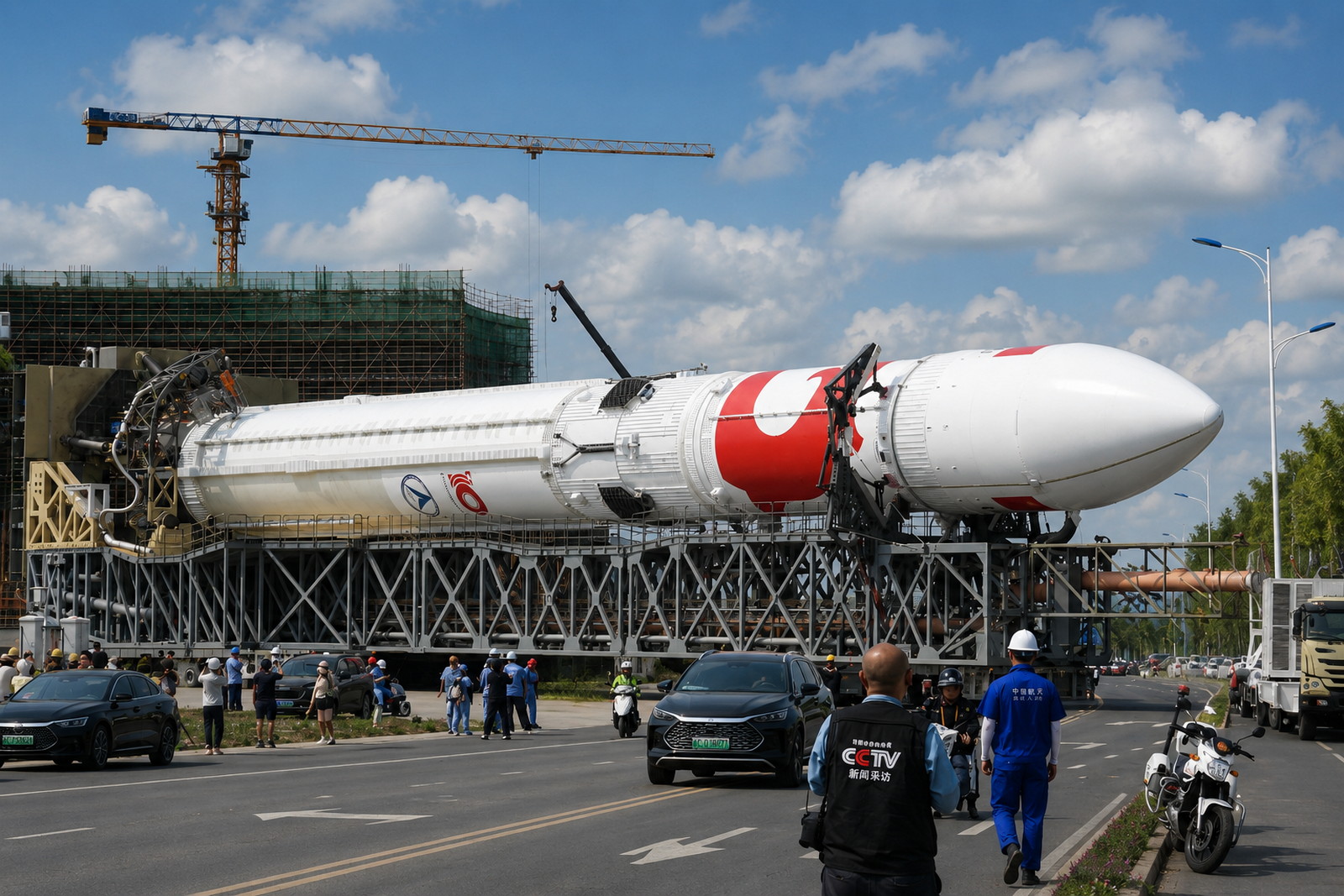 Loď snů, nová superraketa i lunární modul: Čína skládá kosmickou sestavu, která má vrátit lidstvo na Měsíc
