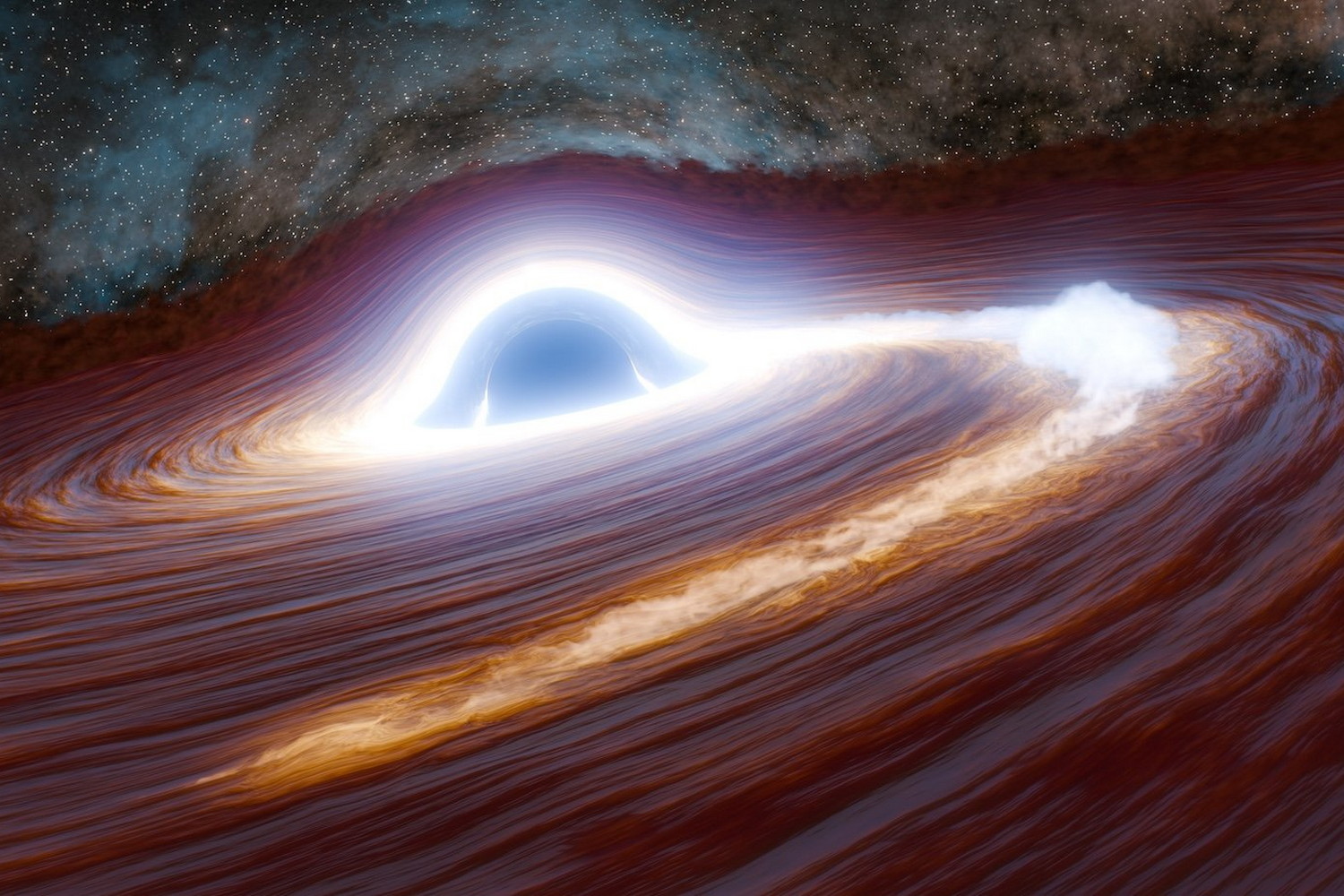 Nejjasnější záblesk černé díry všech dob zazářil jako 10 bilionů Sluncí