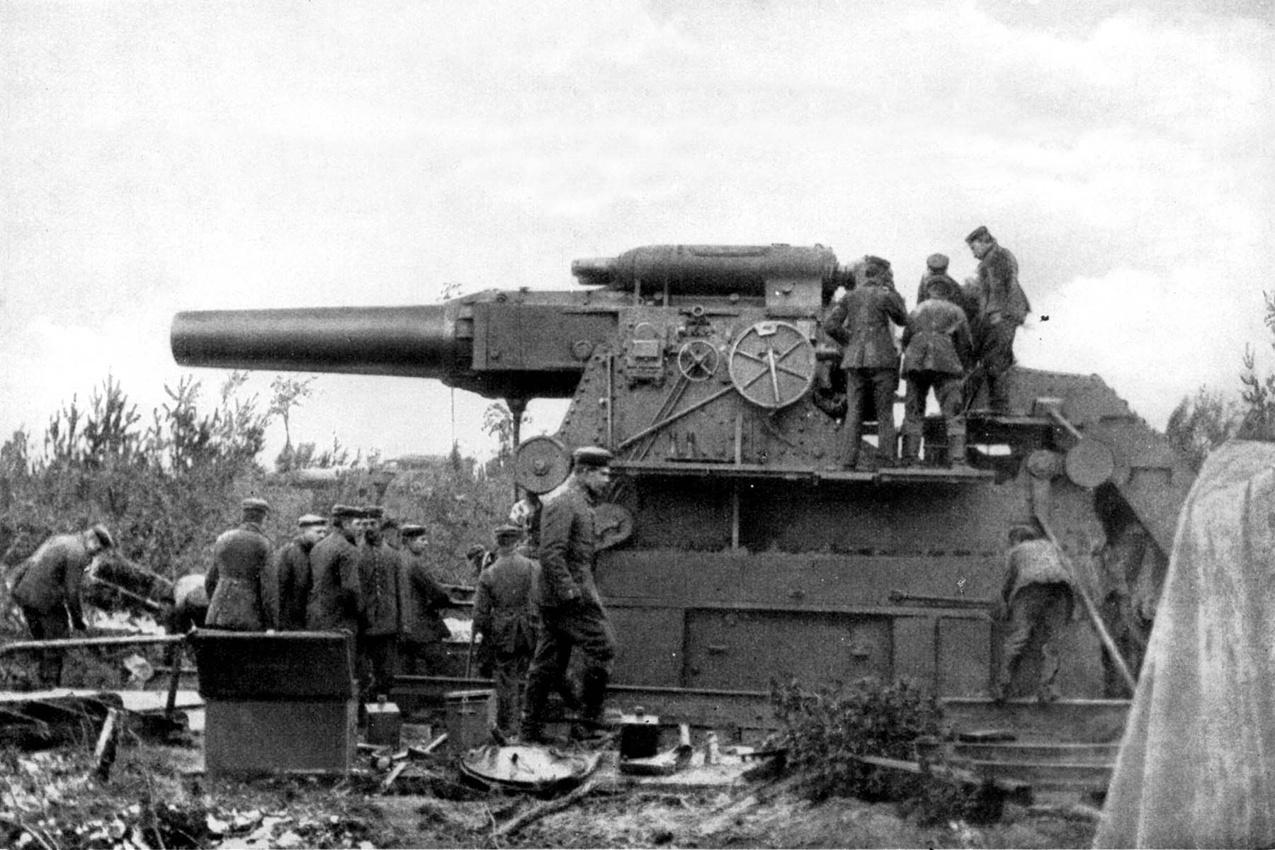 Tlustá Berta v akci: Německá prvoválečná houfnice M-Gerät