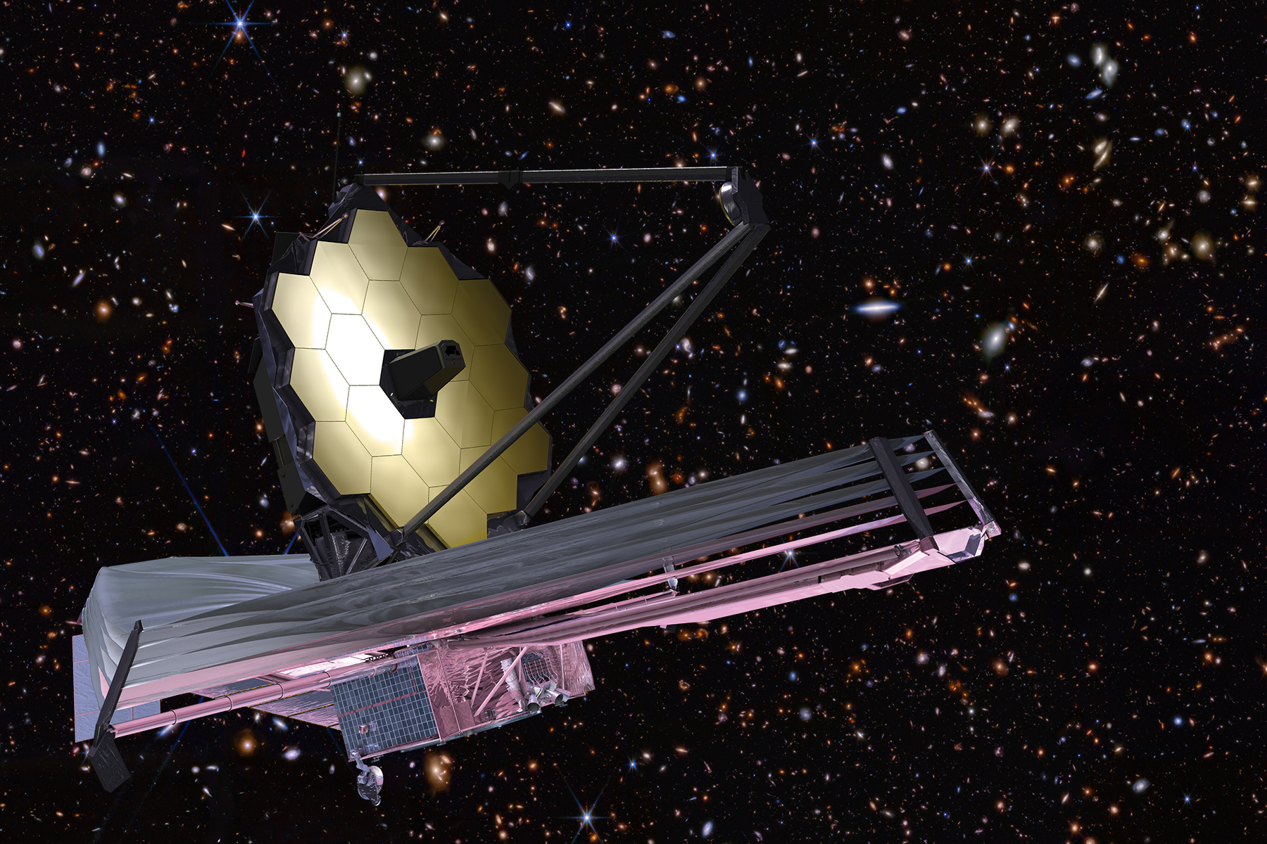 Doktor Jekyll a pan Hyde: Webbův teleskop odhalil skryté monstrum z raného vesmíru