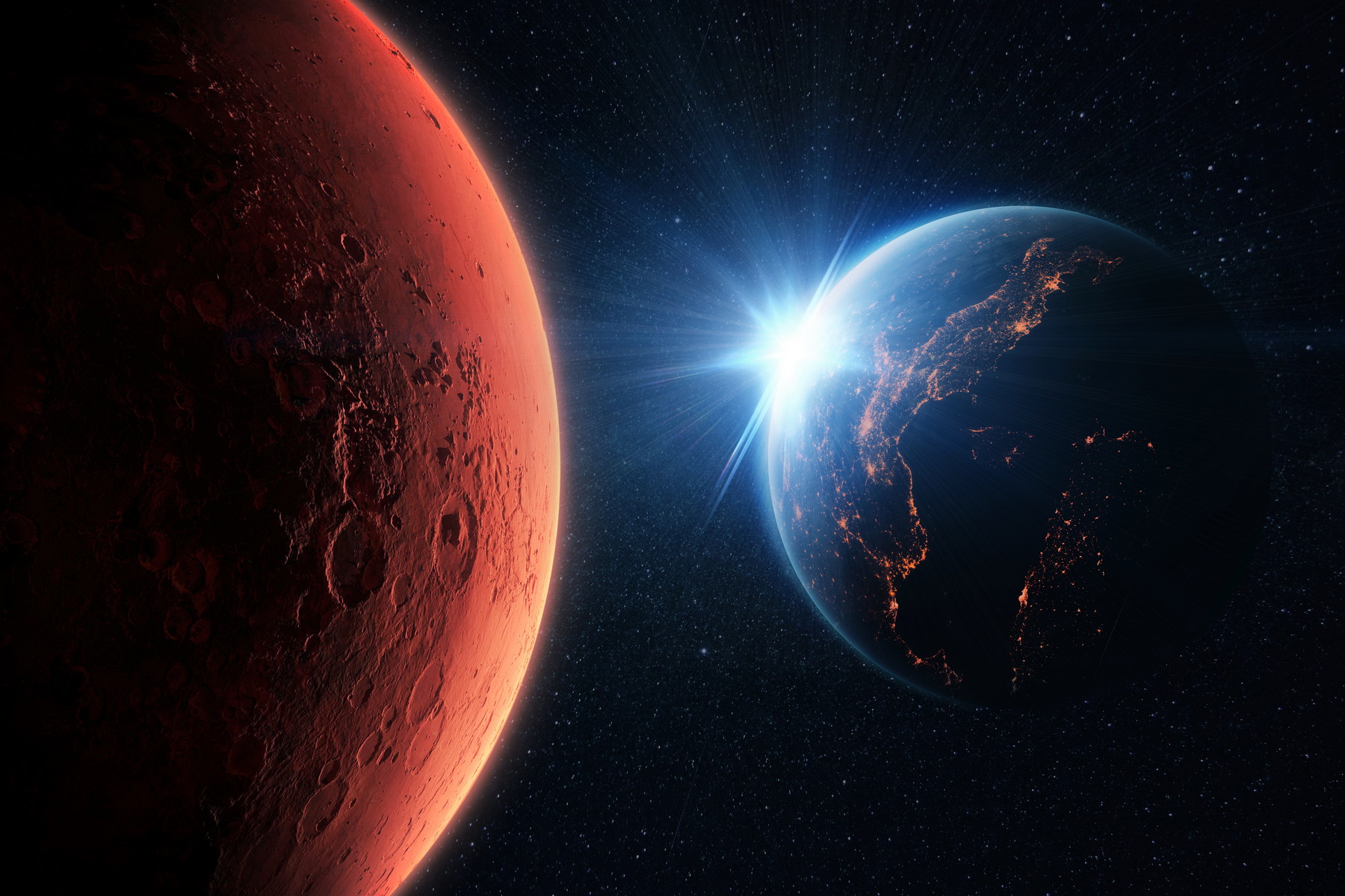 Bez Marsu by byla Země jiná: Rudá planeta je možná tichým architektem klimatických změn