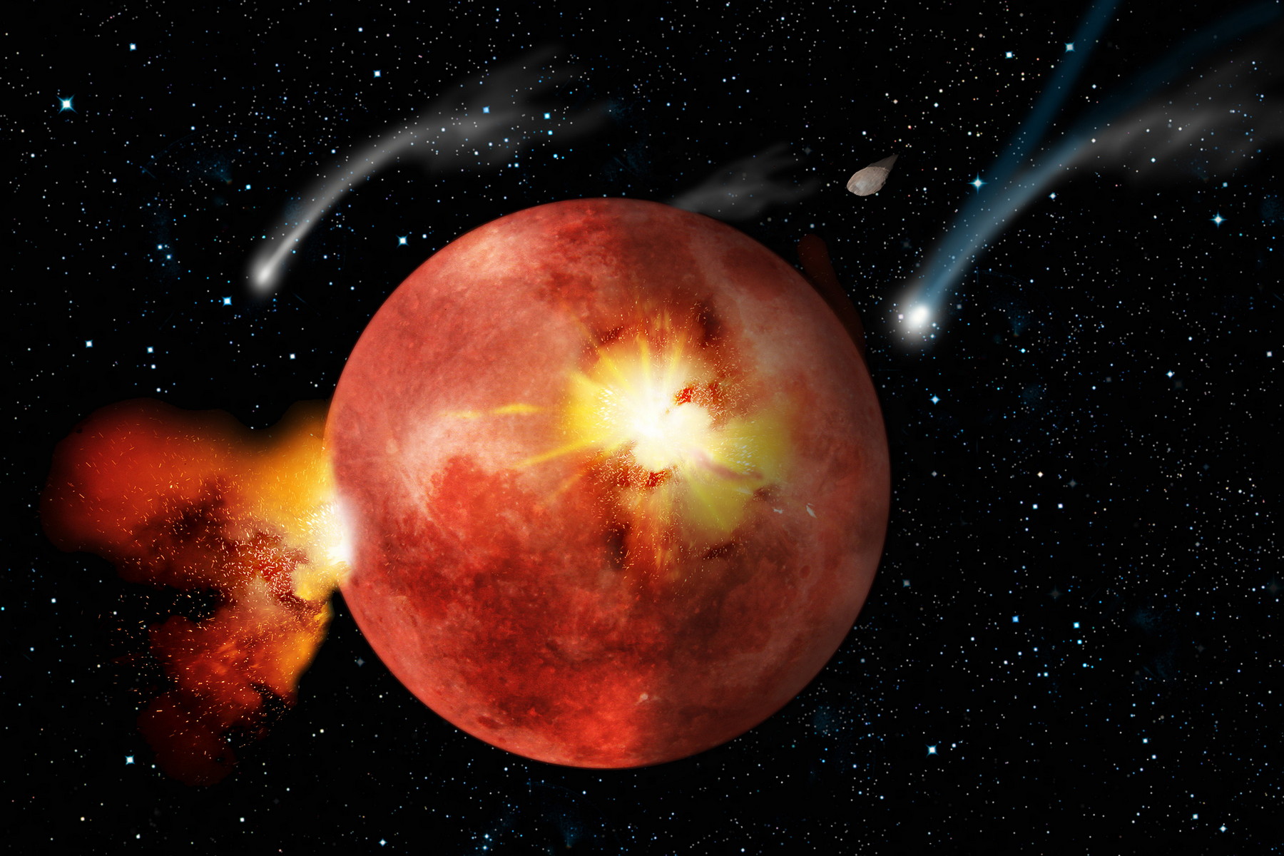 Odkud se vzala voda na Zemi? Vzorky z Měsíce zpochybňují starou teorii