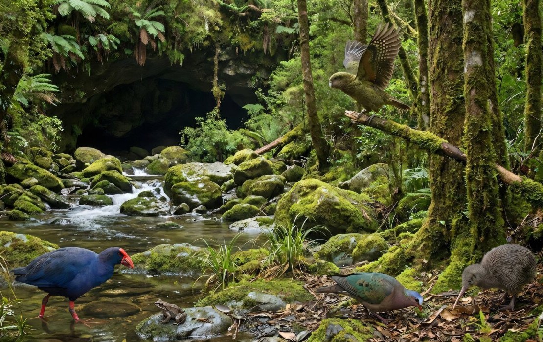 Cesta do pravěku: Jeskyně na Novém Zélandu odhaluje svět starý milion let
