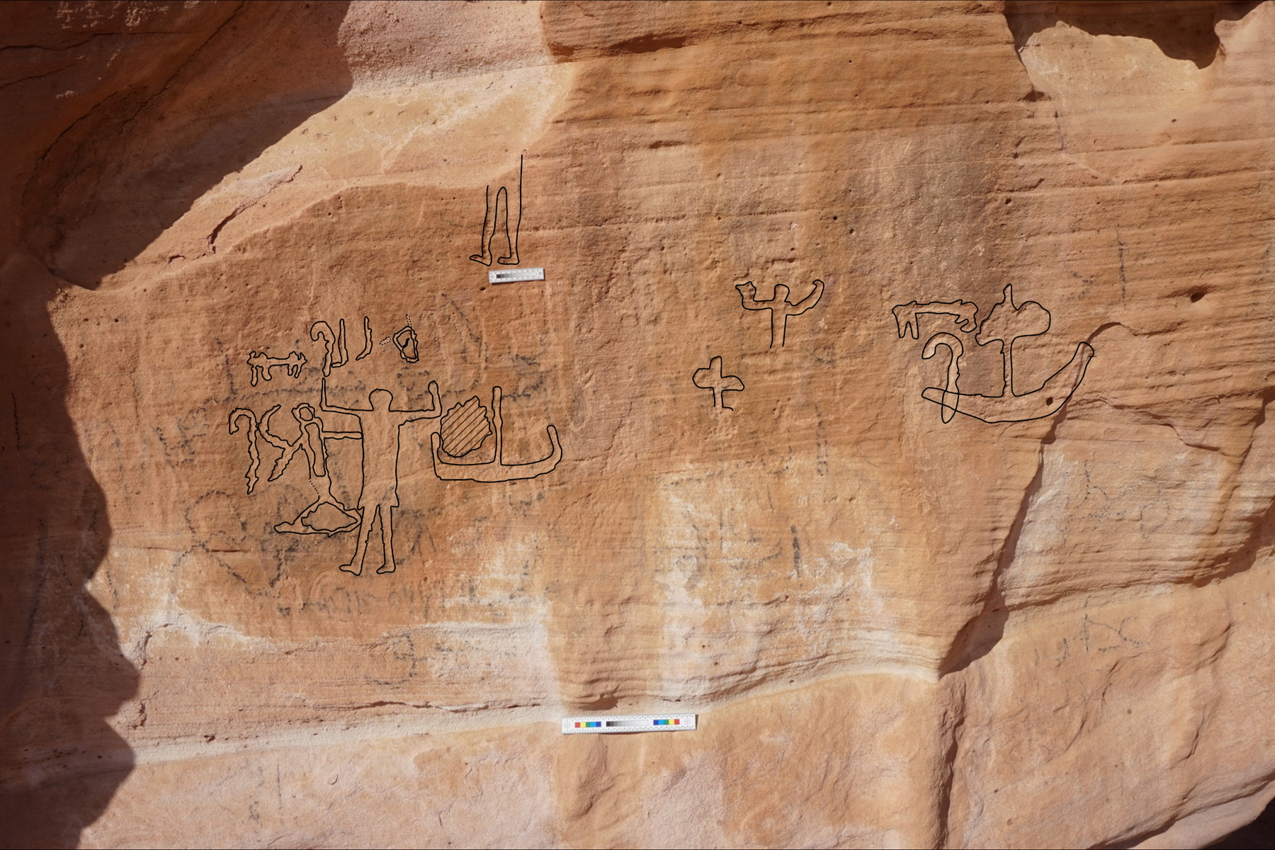 Pět tisíc let staré skalní rytiny ze Sinaje odhalují dobyvatelské ambice starověkého Egypta