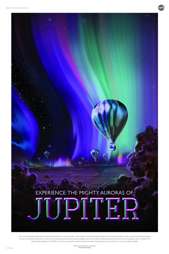 Jupiter: Za krásami polárních září