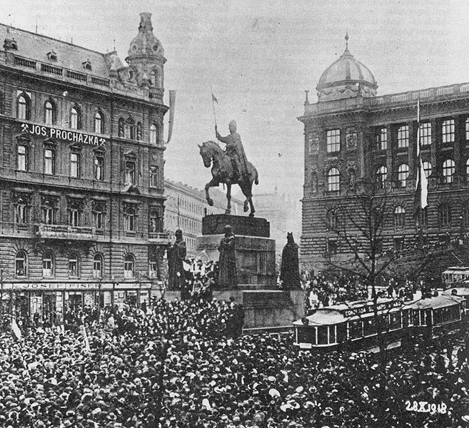 28. říjen 1918 v Praze