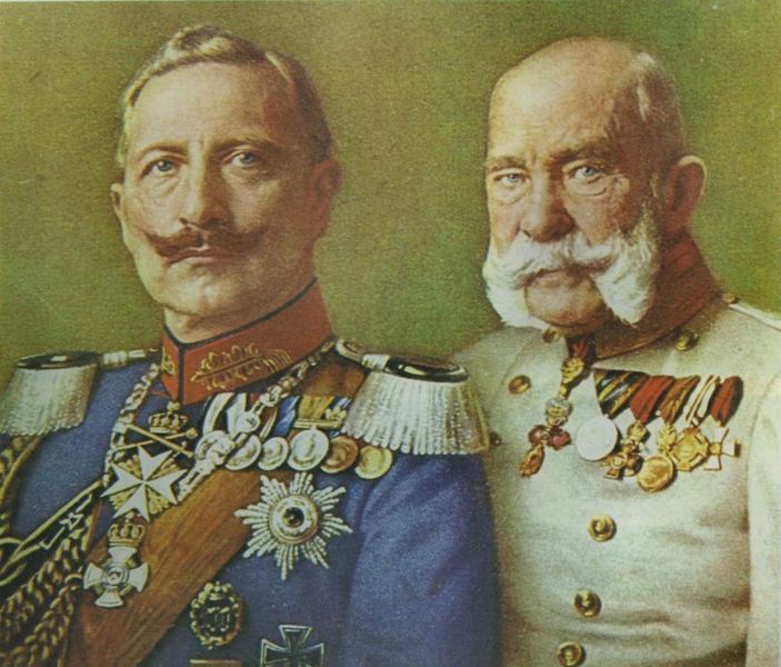 František Josef I. a Vilém II.