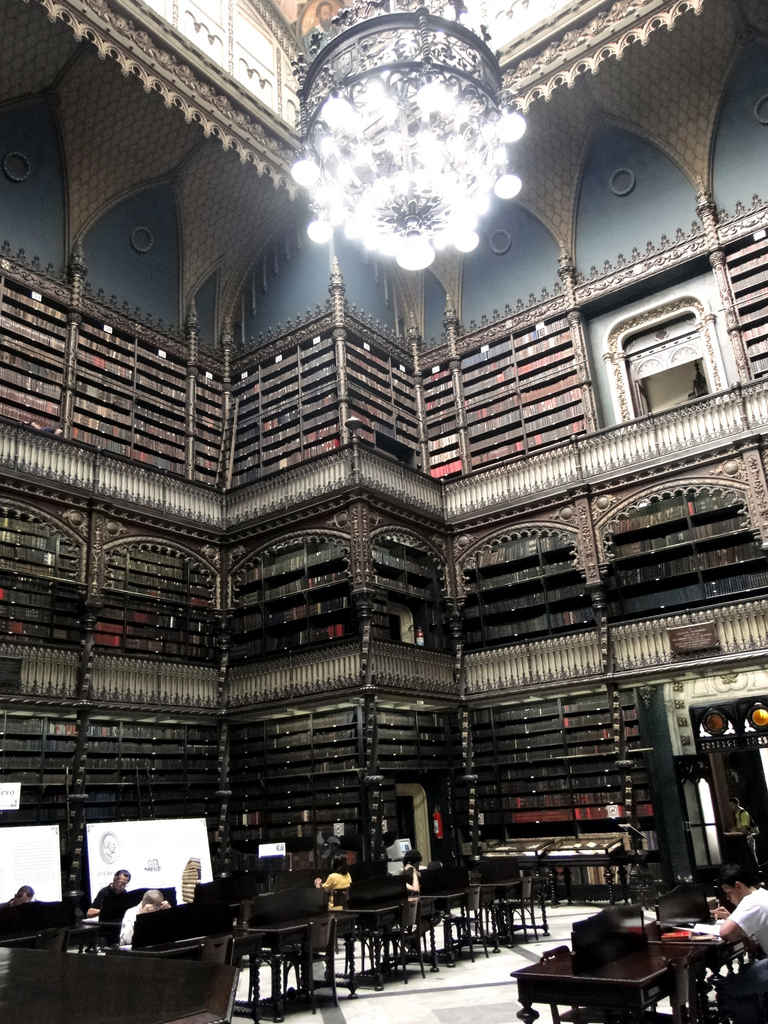 1. Biblioteca Real Gabinete Portugues De Leitura, Rio de Janeiro, Brazílie