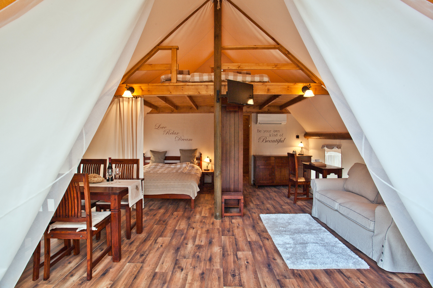 Slovinský glamour camping
