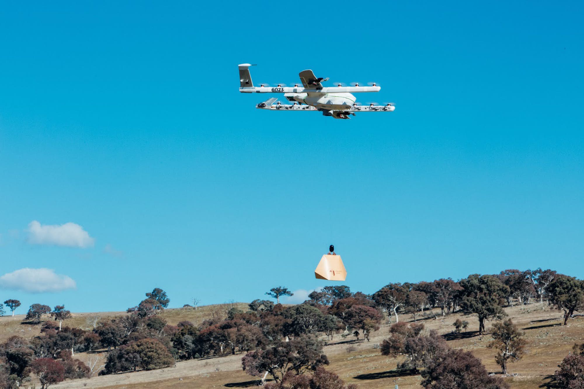 Dron s burritem