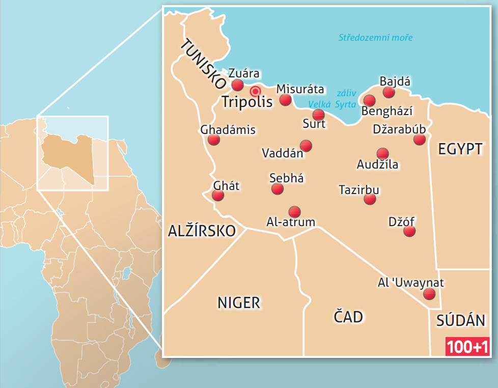 lybie mapa Libye: Zlobivé dítko Afriky | 100+1 zahraniční zajímavost lybie mapa