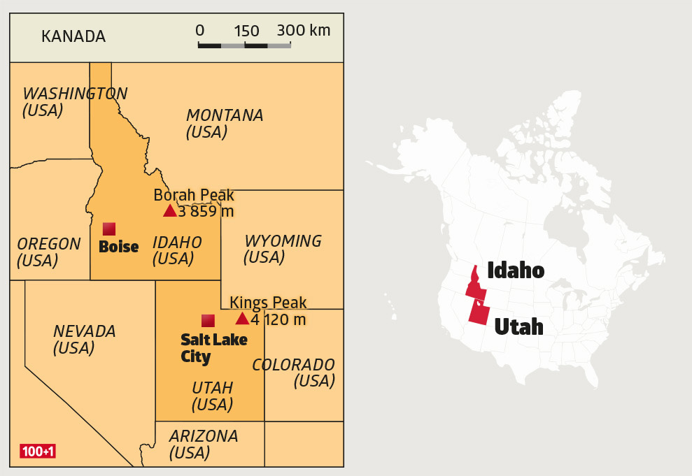 Utah a Idaho Země mormonů v labyrintu kaňonů 100+1 zahraniční zajímavost