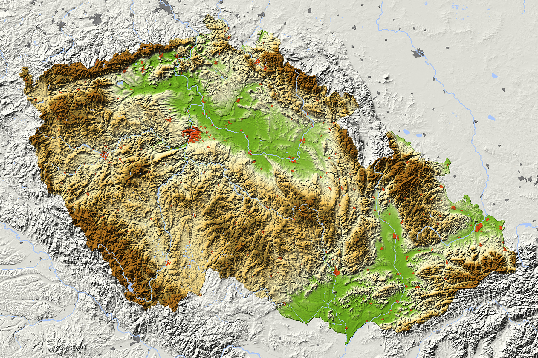 Mohla se česká kotlina zformovat následkem dopadu návštěvníka z kosmu?