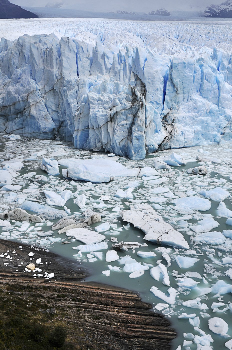 <p>Čelo ledovce Perito Moreno</p>