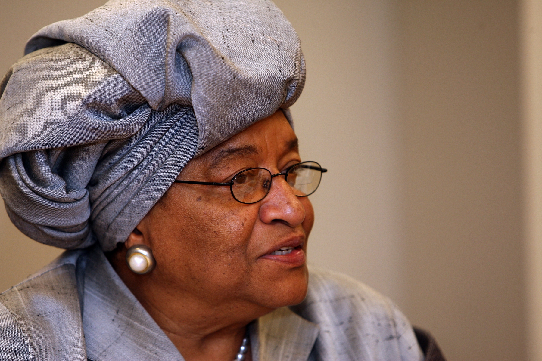 Ellen Johnson-Sirleaf -<p>Ellen Johnson-Sirleaf byla první ženou, která byla zvolena hlavou státu v Africe.</p>