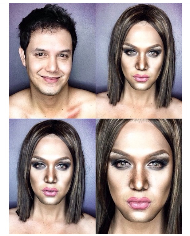 Modelka Tyra Banksová v podání Paola Ballesterose - 