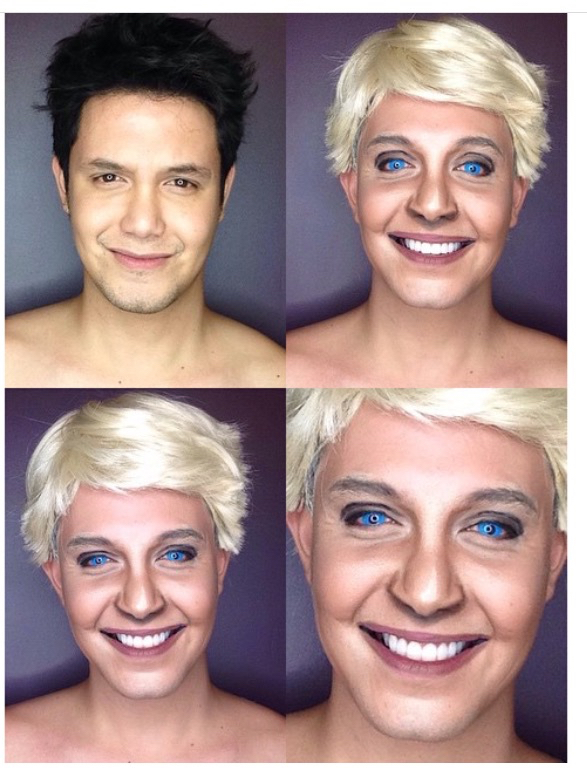Paolo jako americká herečka Ellen DeGeneresová - 