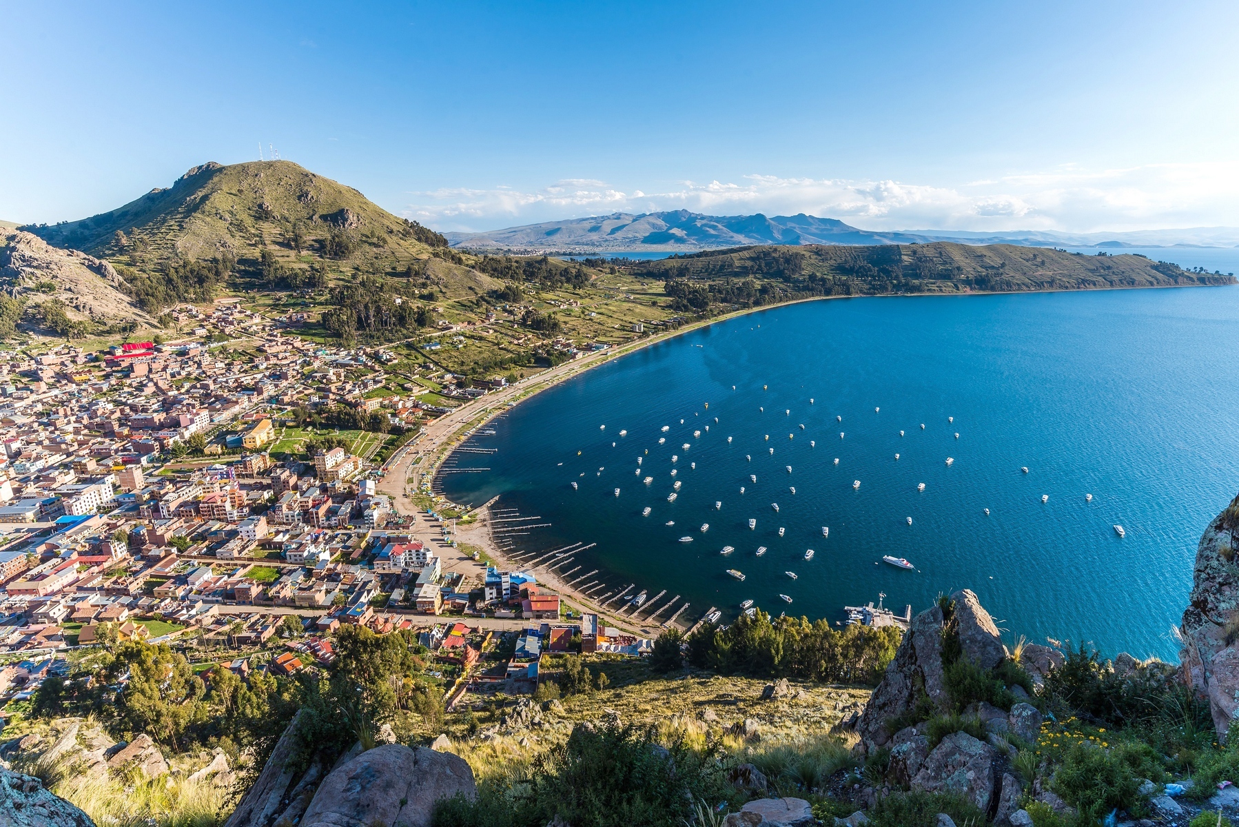 Titicaca -<p>Zdaleka největší hrozbu pro jezero představuje znečištění – odpad z pobřežních měst totiž stéká rovnou do jeho vod.</p>