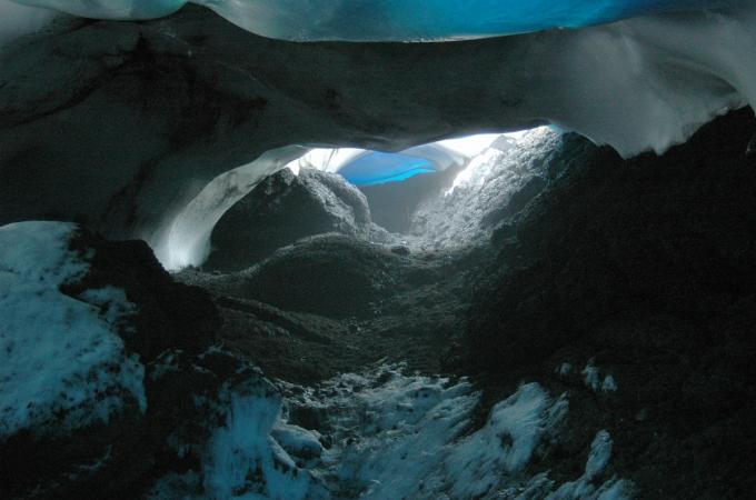 Jeskyně na Mount Erebus