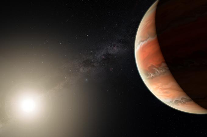 Vizualizace exoplanety WASP-19b
