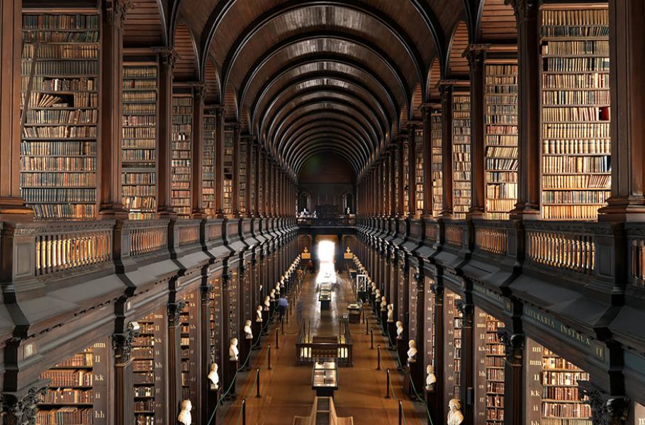 5. Trinity College Library, Dublin, Irsko