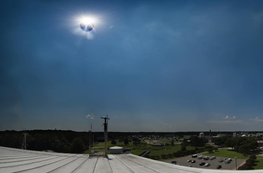 Pohled z výzkumného centra NASA v Langley