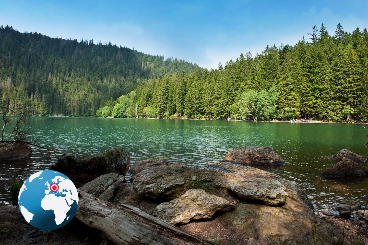 <h3>Šumavský kmet</h3><p>Největším přírodním jezerem v Česku je Černé jezero na Šumavě. <strong>Jezero, které pochází z konce doby ledové, leží v nadmořské výšce 1008 metrů</strong>, má rozlohu necelých 19 hektarů a dosahuje hloubky až 40 metrů.</p>