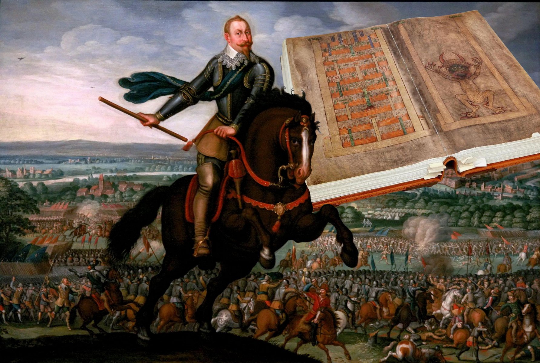 <p>Švédský král Gustav Adolf udělal ze své armády nejvýkonnější bojovou sílu třicetileté války. Praha se pak o jejích kvalitách bolestivě přesvědčila sama. Jedním z uloupených pokladů byla i „Ďáblova bible“.</p>