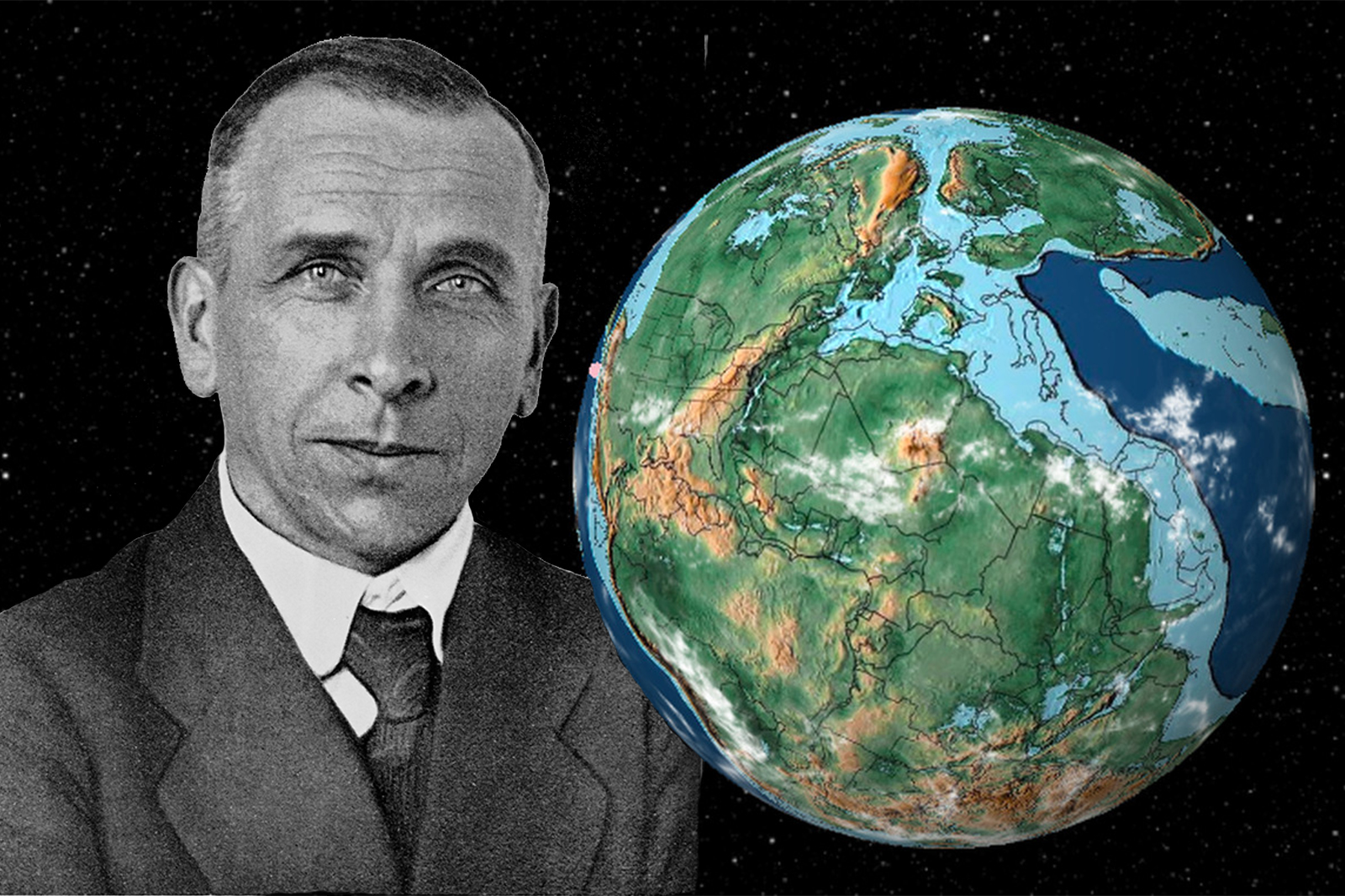 <p>Alfred Lothar Wegener byl německý vědec, který se zabýval mnoha vědními obory, světového uznání a věhlasu došel v geologii a v meteorologii. Jeho nejvýznamnějším přínosem byla teorie kontinentálního driftu. </p>
