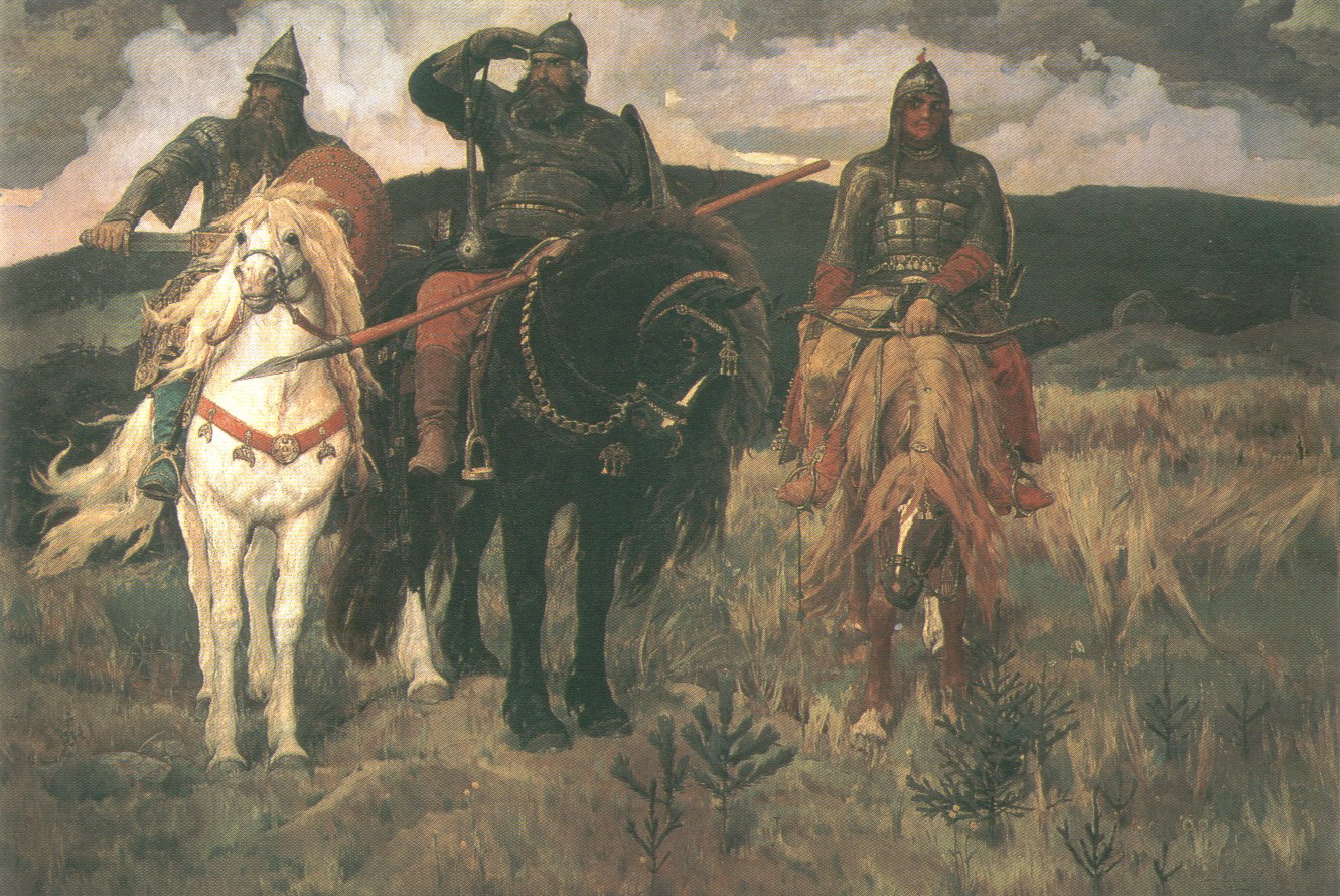<p>Příběhy ruských bohatýrů mají pravděpodobně kořeny ve skutečných historických postavách, ponejvíce v knížatech z dob Kyjevské Rusi.</p>