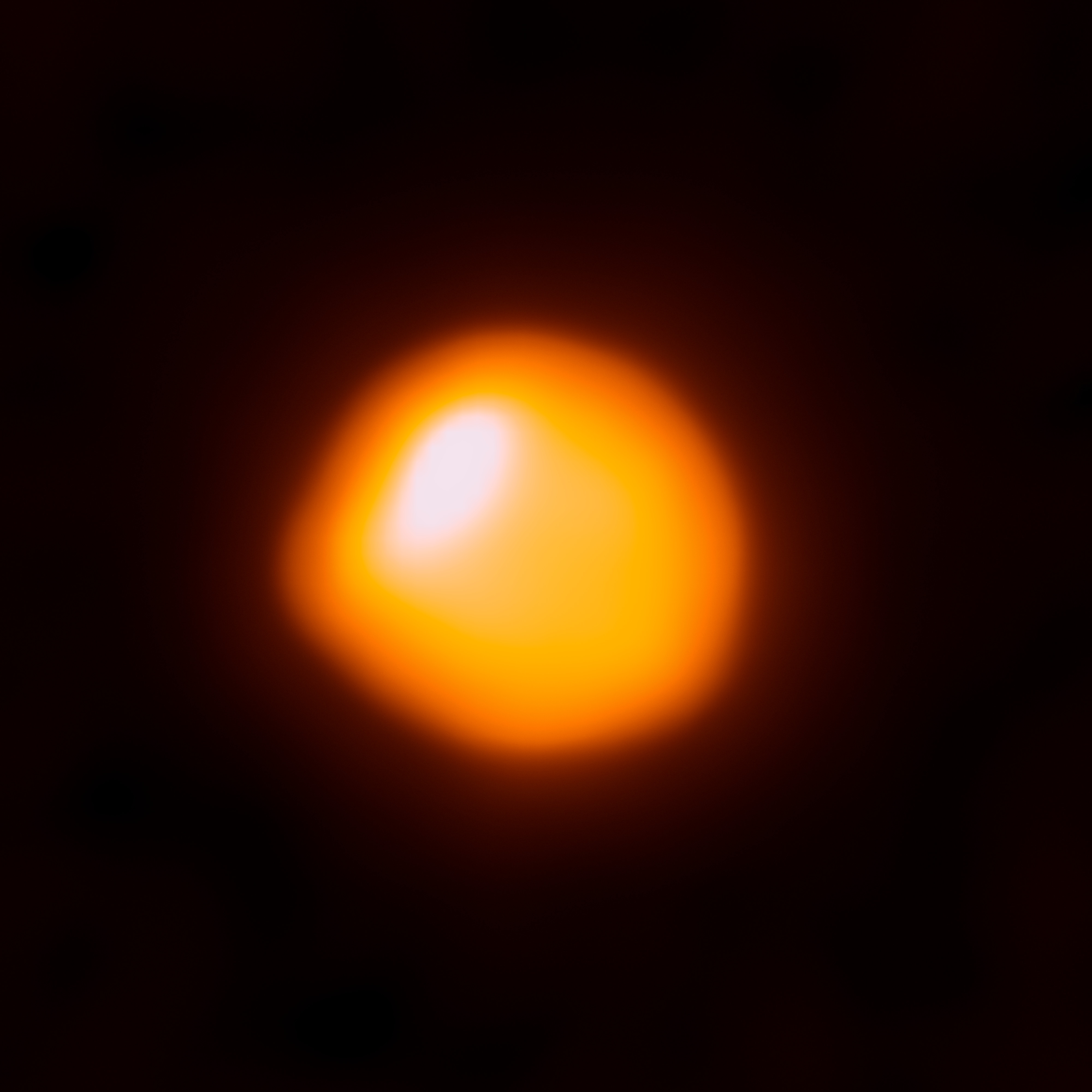 <p>Betelgeuse na snímku soustavy radioteleskopů ALMA</p>