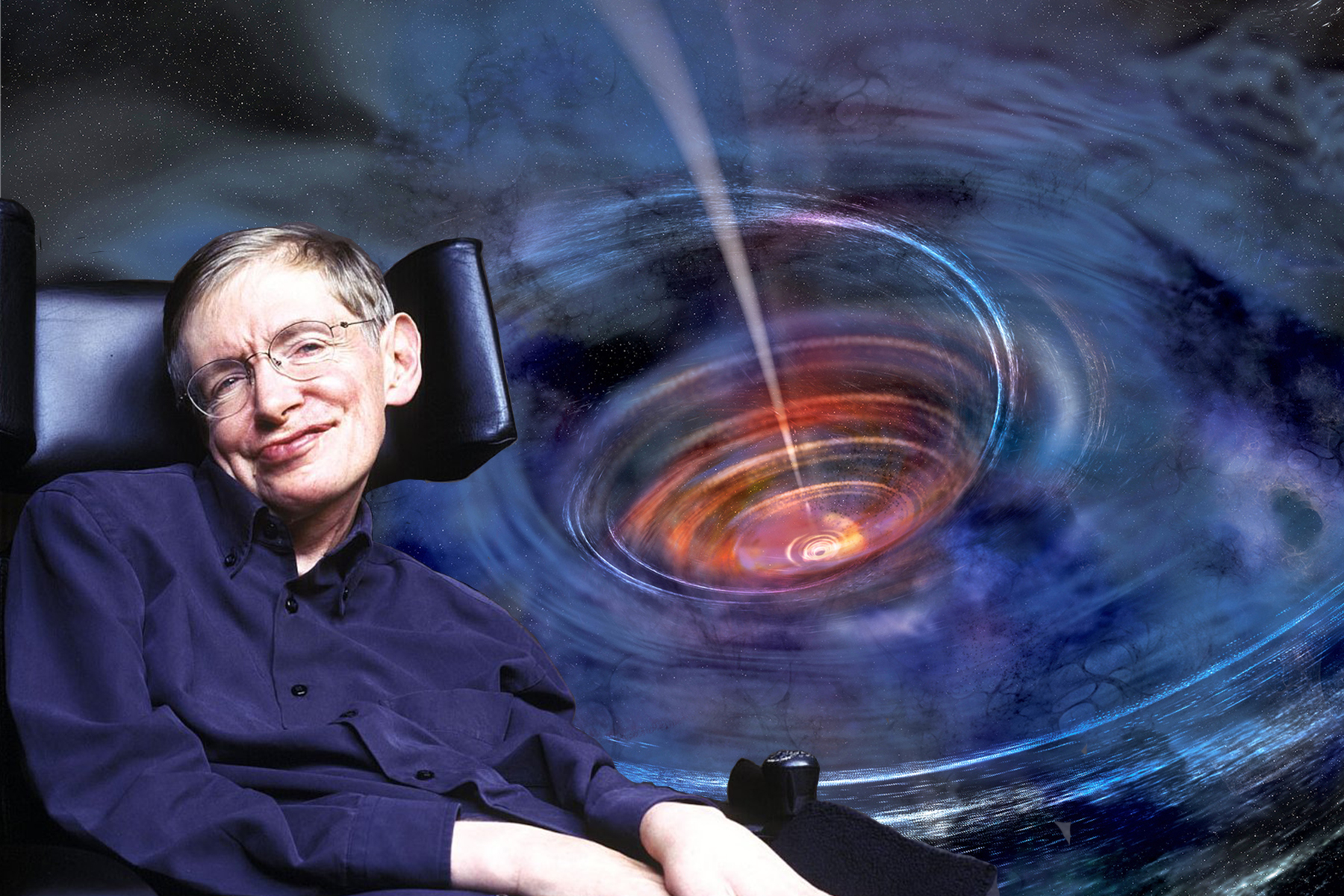 <p>Stephen Hawking dospěl k názoru, že černé díry nejsou zcela netečné, ale velice pozvolna se vypařují vysíláním slabého elektromagnetického záření, jež proslulo pod přívlastkem „Hawkingovo“. </p>
