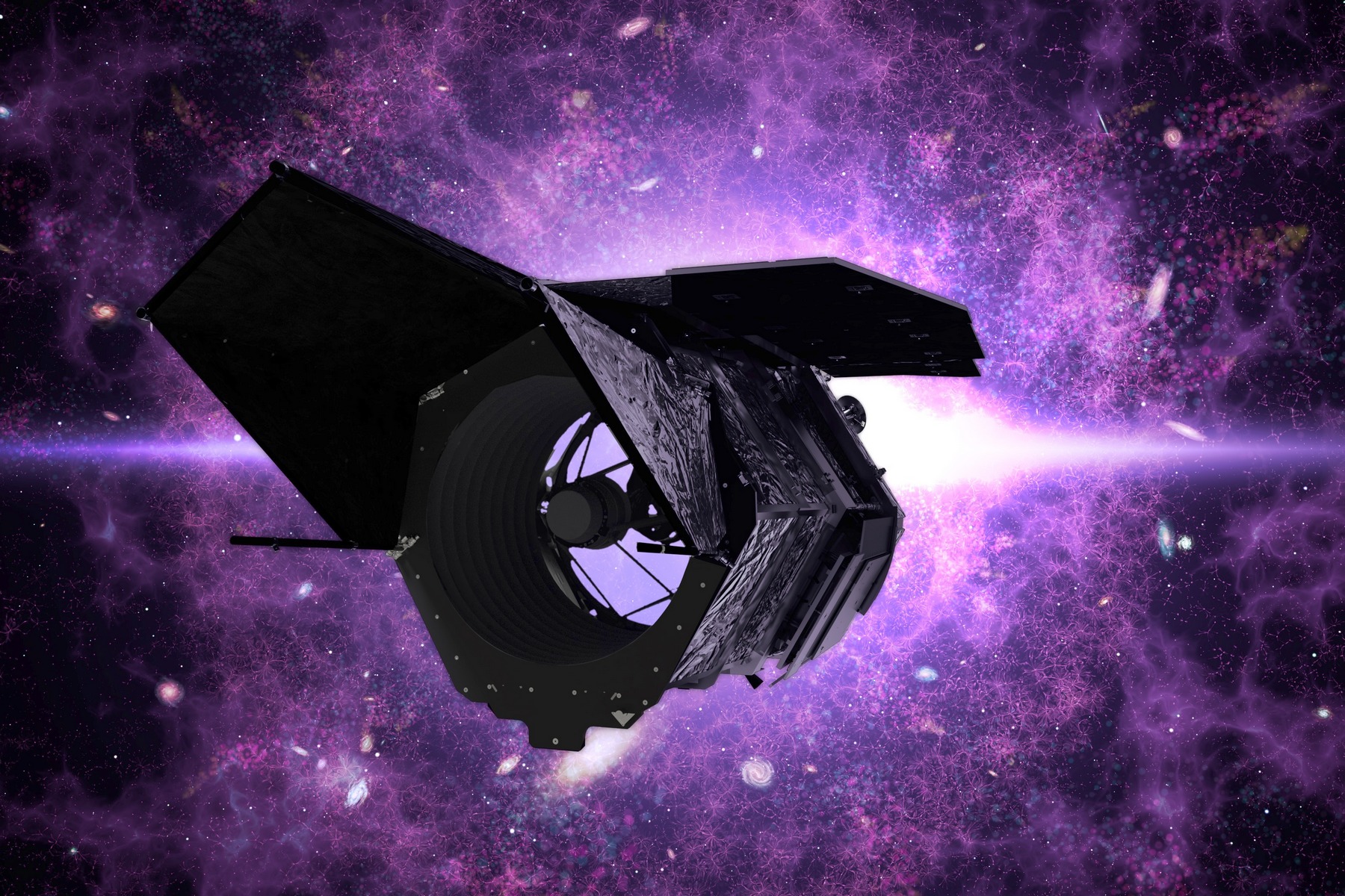 <p>Kosmický dalekohled Nancy Grace Romanové bude mít stejné rozlišení jako Hubble, pokryje ale stonásobně větší část oblohy. Startu nadějné observatoře bychom se mohli dočkat v říjnu 2025.</p>