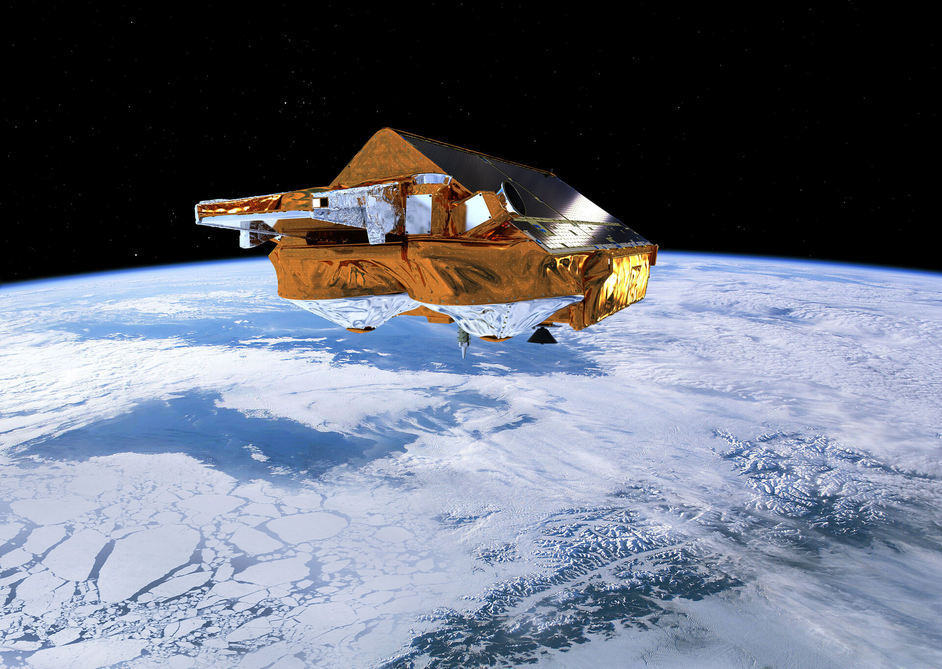 <p>Evropský satelit CryoSat</p>