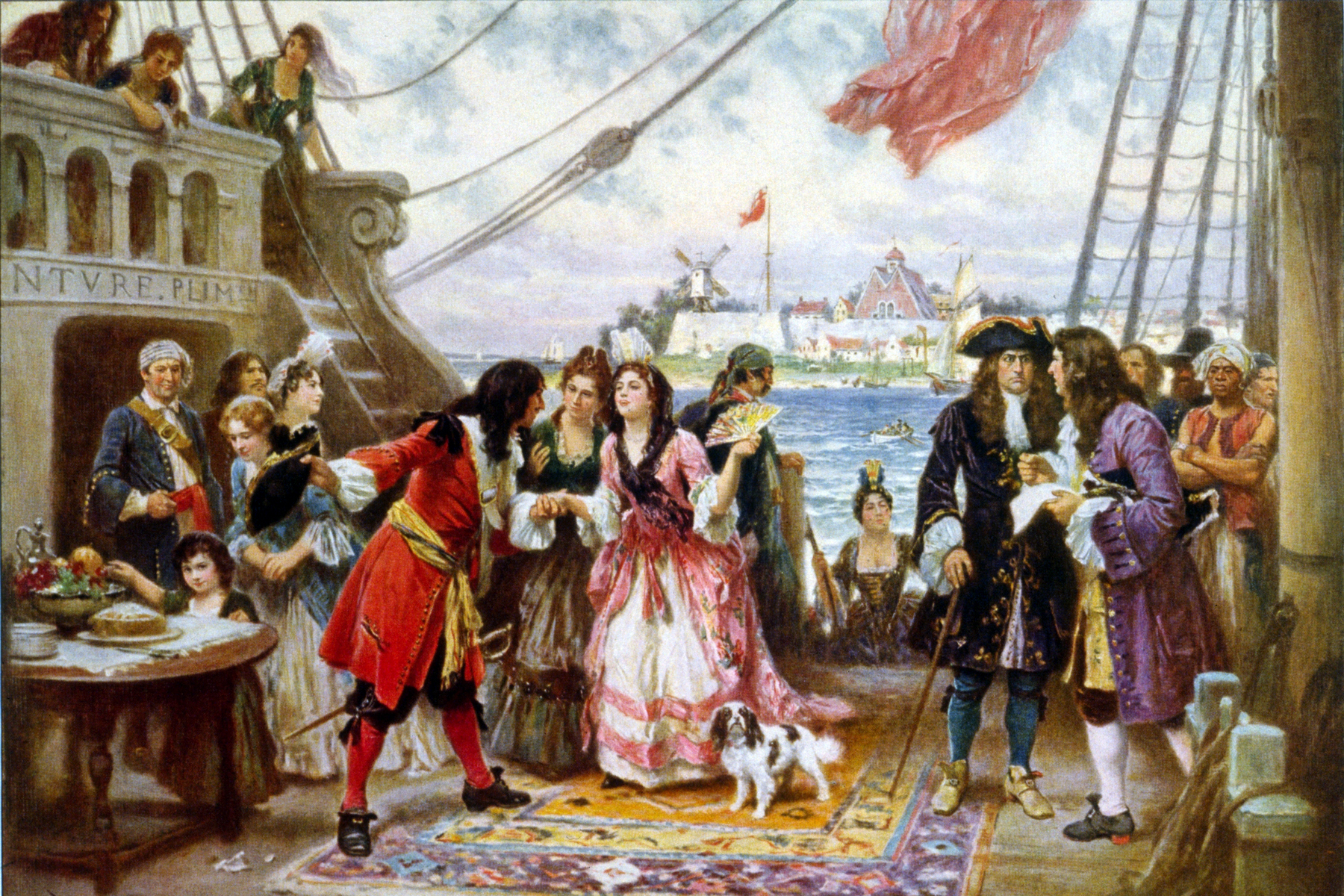 <p>Legendární pirát <strong>William Kidd</strong> v newyorském přístavu. Jeho smrt zhatila dohodu o milost pro piráty.</p>