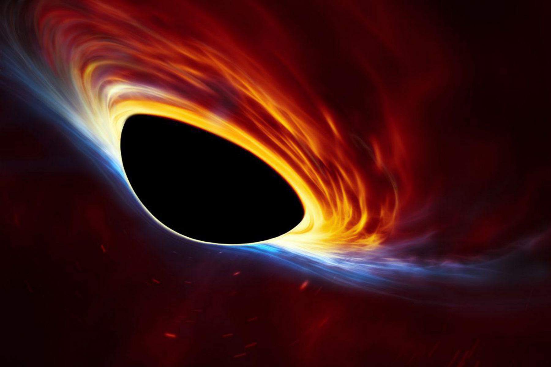 <p>Černé díry jsou fascinující extrémní objekty, v nichž přestávají platit fyzikální zákony.<em> (ilustrace: Shutterstock)</em></p>