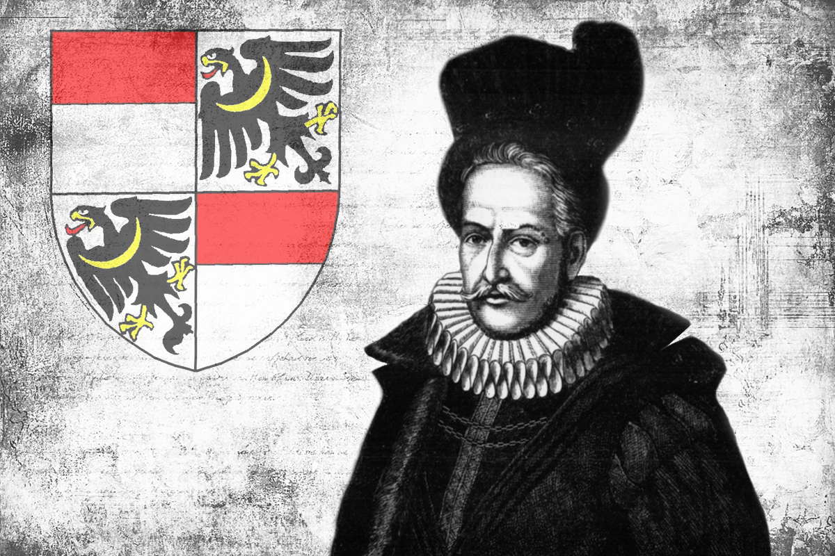<p>Jiří Popel z Lobkowicz, působil jako nejvyšší hofmistr Českého království (po císaři tedy třetí nejmocnější osoba v zemi a druhý nejvýznamnější zemský úředník). <em>(foto: Wikimedia Commons, Josef Scheiwl, CC BY-SA 4.0)</em></p>