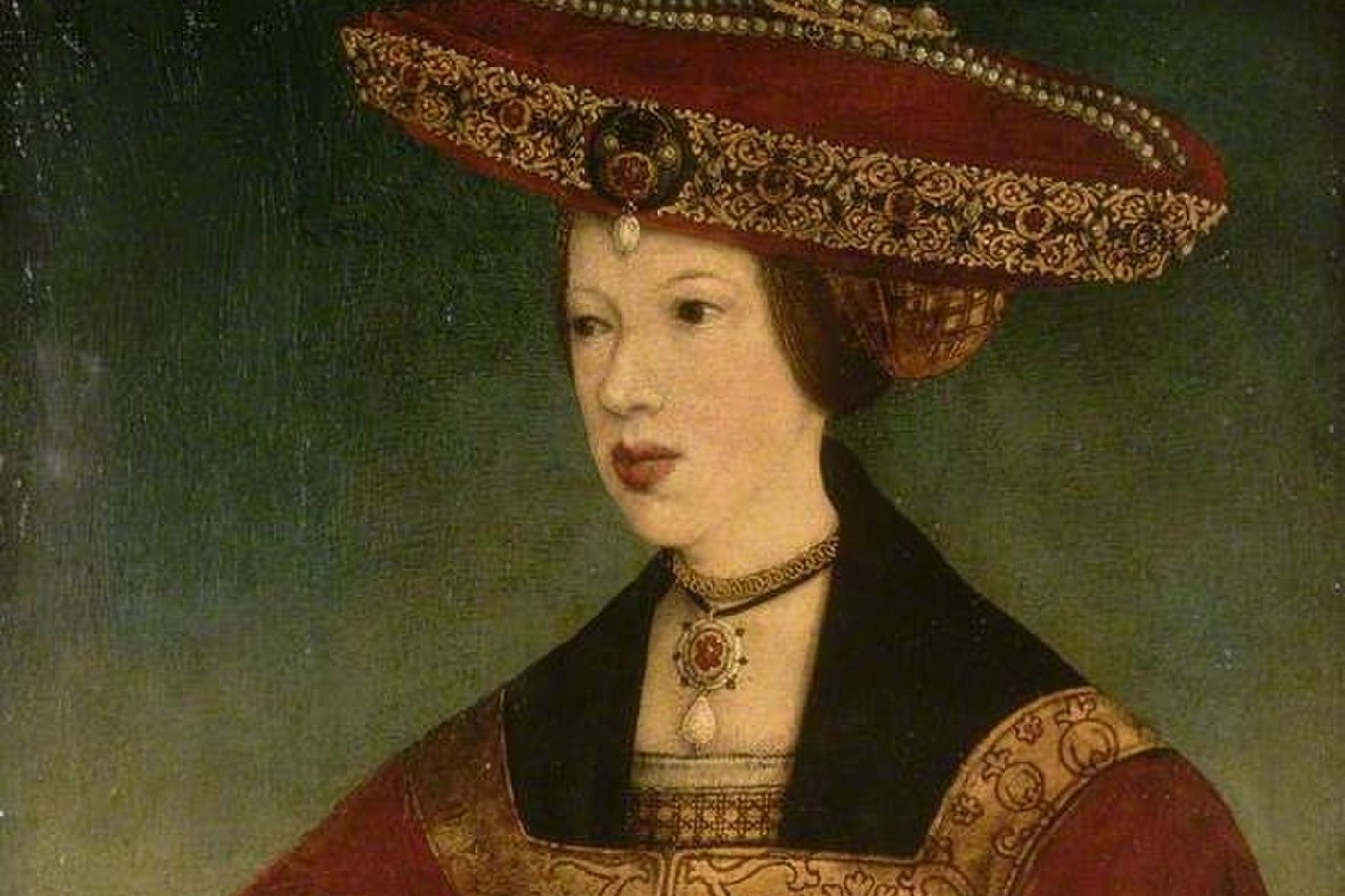 <p><strong>Marie Habsburská</strong> (1505–1558), obraz německého malíře Hanse Maler zu Schwaze.<em> (zdroj: Wikimedia Commons, CC0)</em></p>