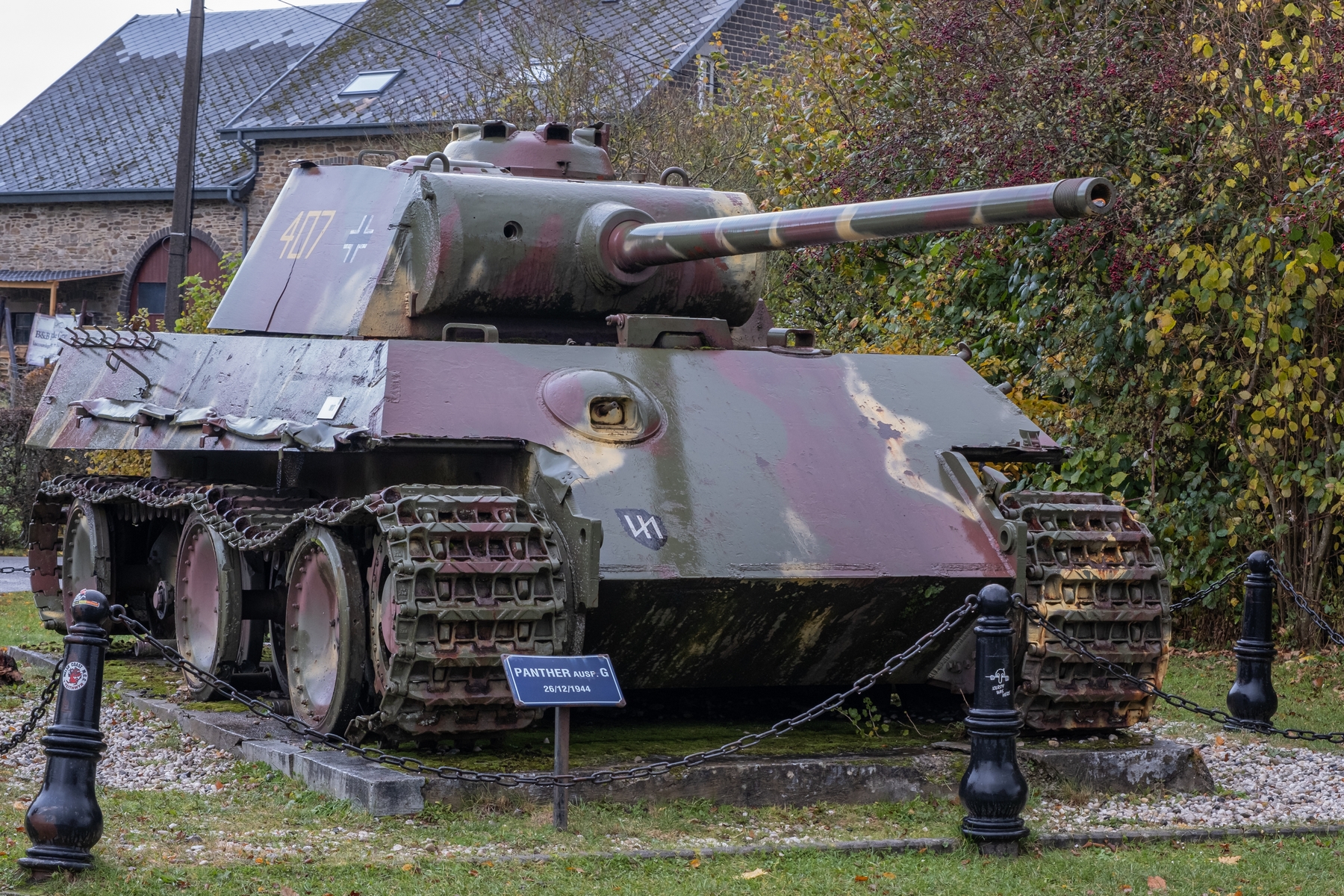 <p>Německý tank Panther (na snímku stroj z památníku v Belgii) představoval koncem roku 1944 nejčastějšího protivníka amerických shermanů.<em> (foto: Shutterstock)</em></p>