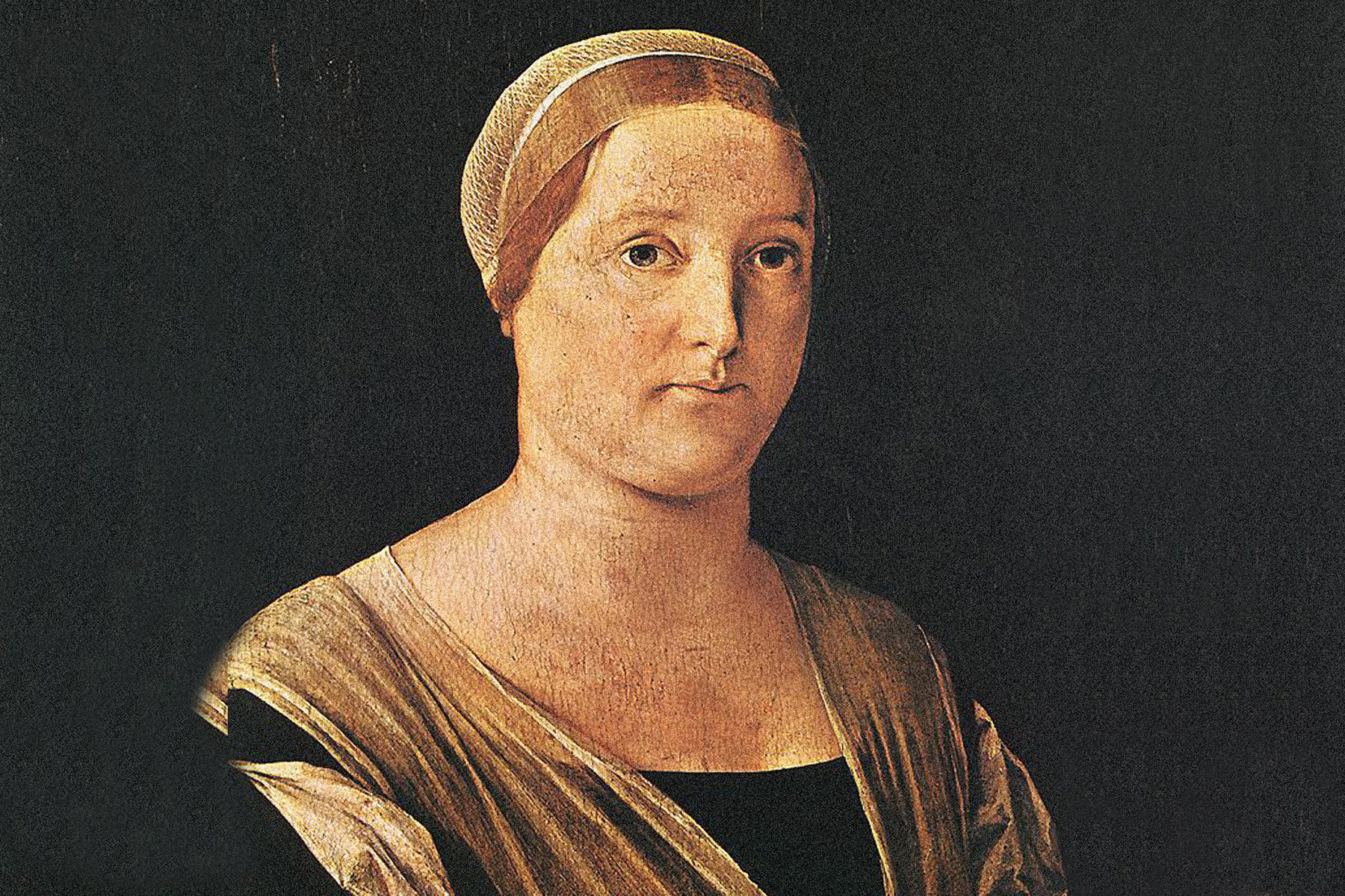 <p>Portrét benátské ženy od Lorenza Lotta (1506). Její identitu neznáme, ale podle oblečení šlo zřejmě o úspěšnou dámu ze středních vrstev.<em> (ilustrace: Wikimedia Commons, CC0)</em></p>