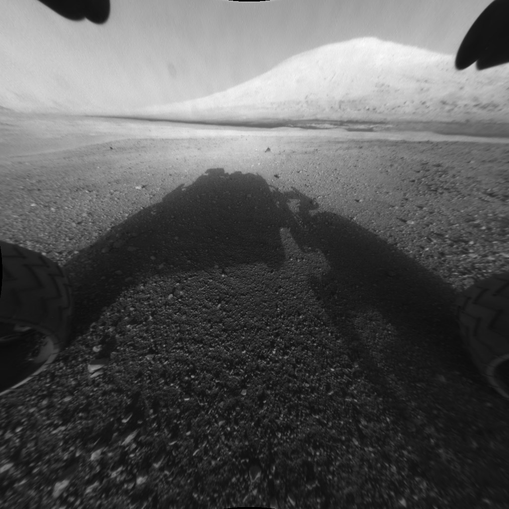 Hora Mount Sharp pohledem Curiosity - 