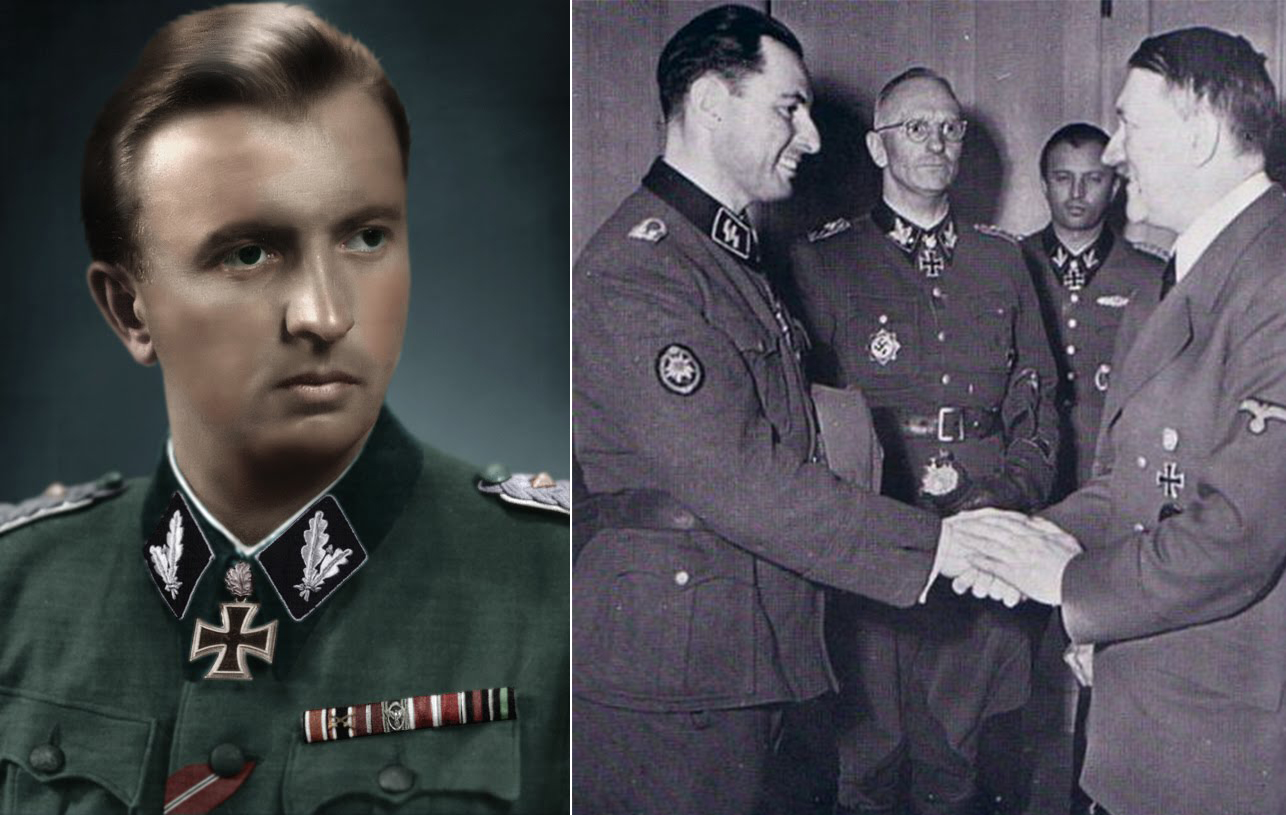 Hermann Fegelein (1906–1945) -<p>Patřil k největším kariéristům třetí říše. I přes absenci důstojnického vzdělání to dotáhl až na hodnost SS-Gruppenführera a generálporučíka Waffen-SS.</p>